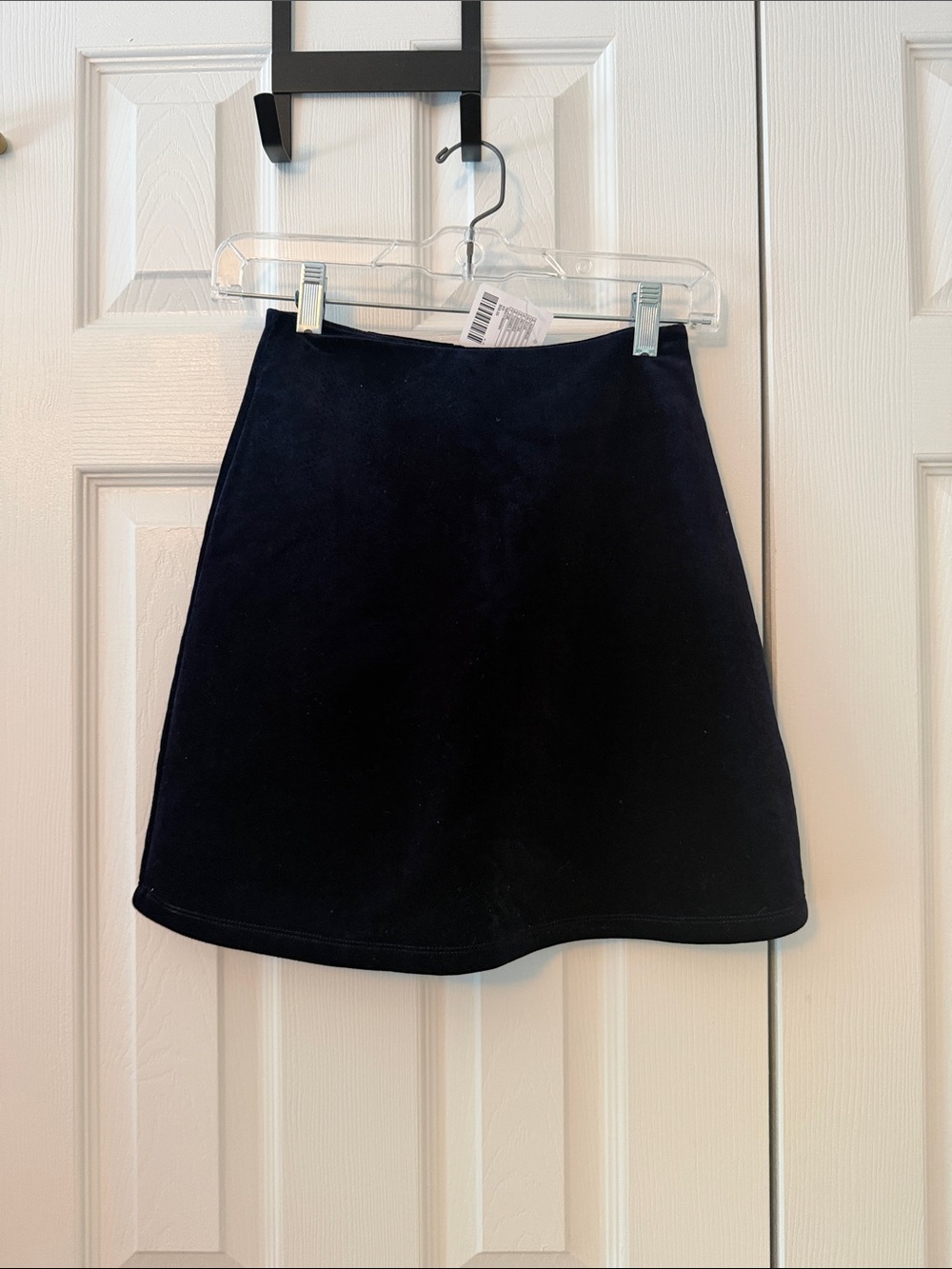 silence + noise Navy A-Line Skirt
